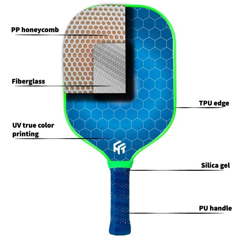 fiberglass pickleball paddle