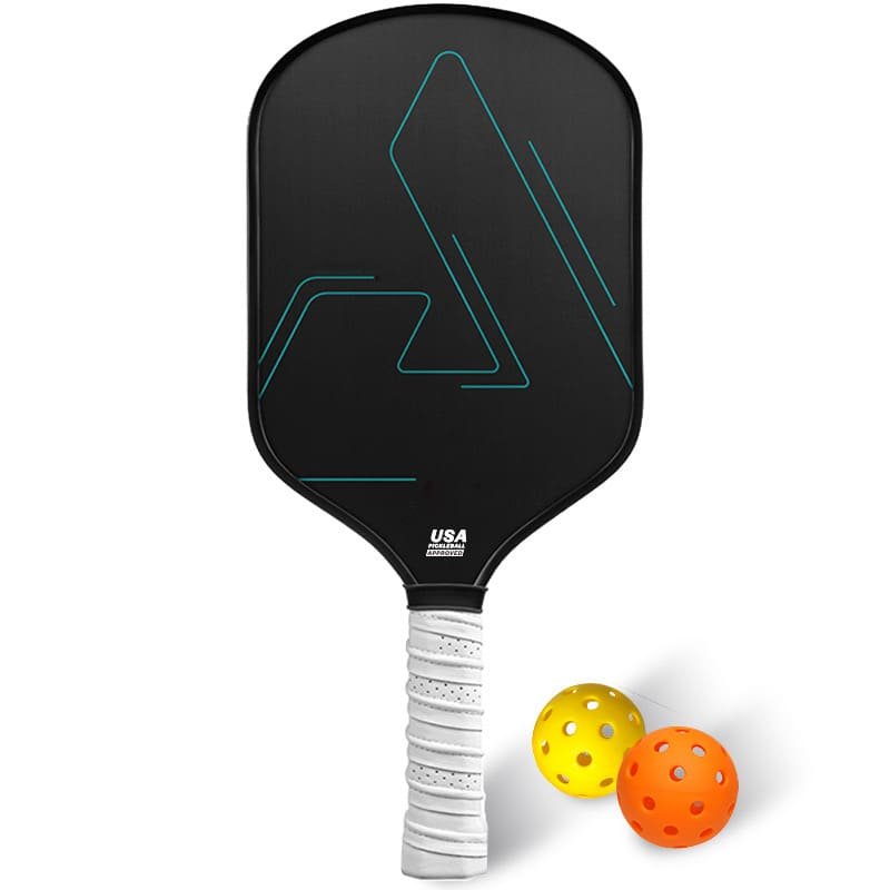 Elongated round-head pickleball paddle