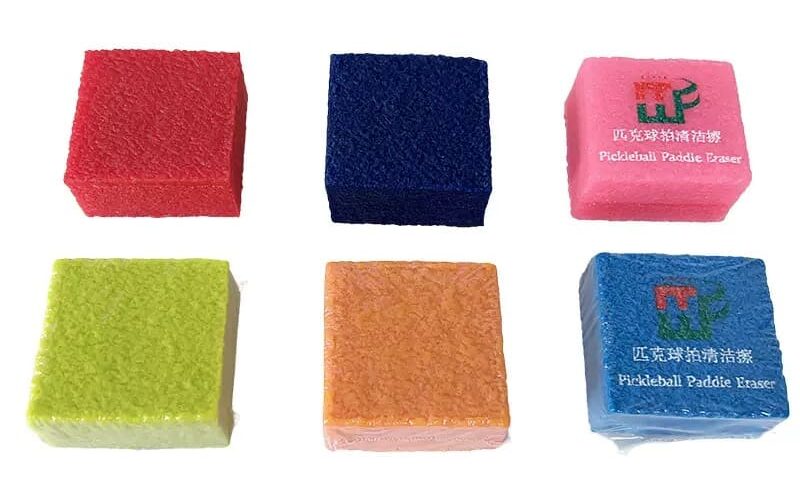 Pickleball paddle eraser