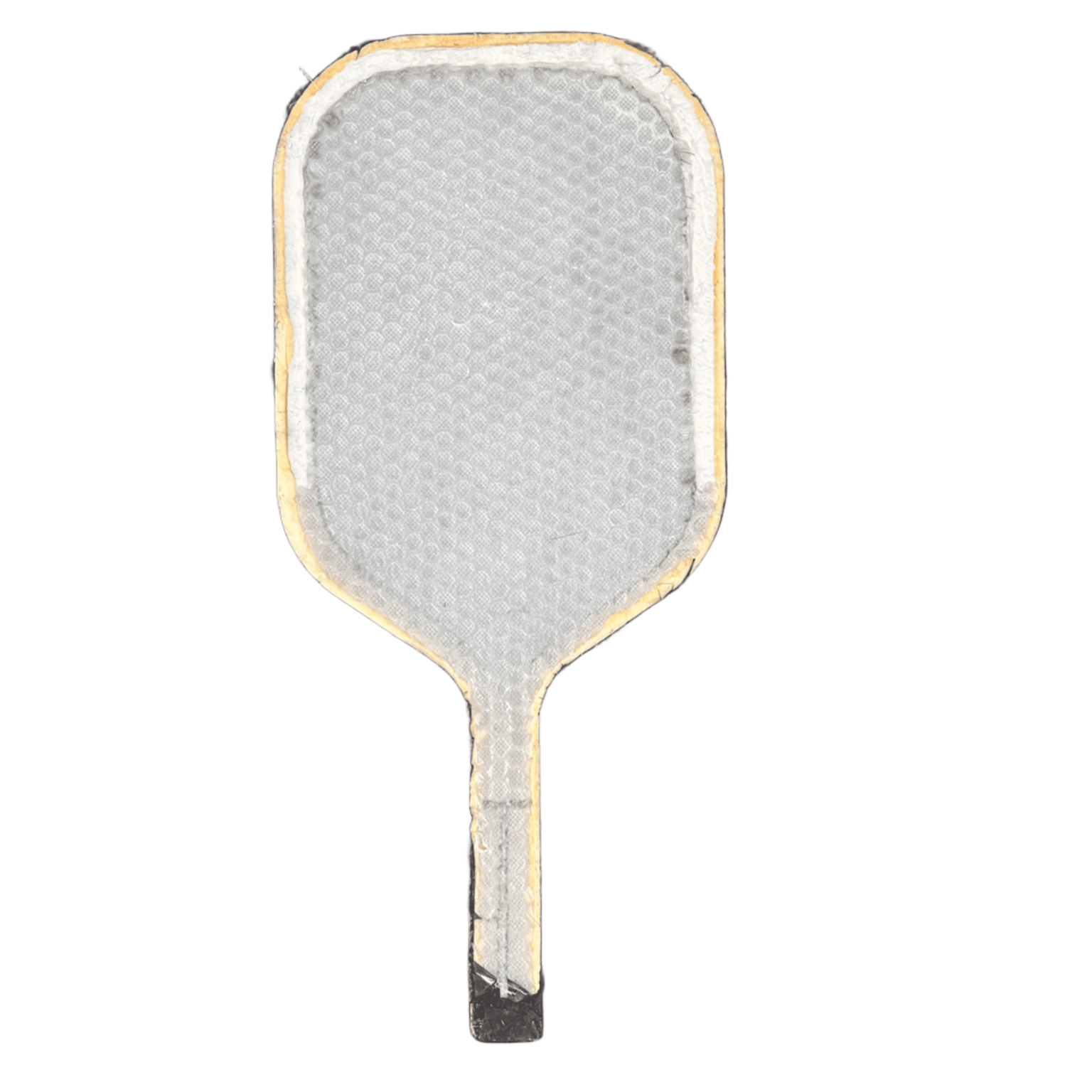 Cross-section view of Gen 3 core pickleball paddles showing advanced honeycomb structure designed for enhanced control, power, and stability